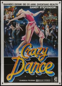 9b1150 SANDY Italian 1p 1983 Enzo Sciotti art of sexy Sandy Stevenson stage, Crazy Dance, rare!