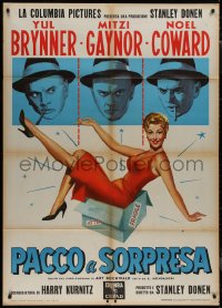 9b1194 SURPRISE PACKAGE Italian 1p 1960 Yul Brynner, Mitzi Gaynor, Noel Coward, different & rare!