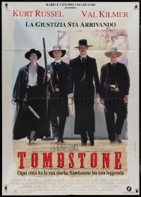 9b1232 TOMBSTONE Italian 1p 1994 Kurt Russell as Wyatt Earp, Val Kilmer as Doc Holliday