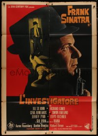 9b1233 TONY ROME Italian 1p 1967 detective Frank Sinatra w/gun & sexy near-naked girl on bed!