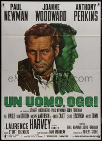 9b1279 WUSA Italian 1p 1971 two cool different artwork images of Paul Newman, political conspiracy!