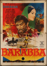 9b0439 BARABBAS Italian 2p 1962 Richard Fleischer, Anthony Quinn, Silvana Mangano, Ciriello art!