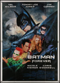 9b0440 BATMAN FOREVER Italian 2p 1995 Kilmer, Kidman, O'Donnell, Jones, Carrey & top cast, rare!