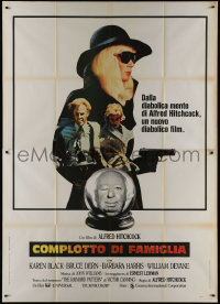9b0498 FAMILY PLOT Italian 2p R1980s from the mind of Alfred Hitchcock, Karen Black, Bruce Dern