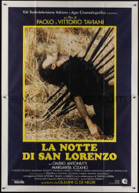 9b0584 NIGHT OF THE SHOOTING STARS Italian 2p 1982 La Notte di San Lorenzo, close up of man impaled!