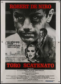 9b0605 RAGING BULL Italian 2p 1981 Robert De Niro, Joe Pesci, Martin Scorsese boxing classic!