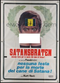 9b0619 SATAN'S BREW Italian 2p 1981 Rainer Werner Fassbinder comedy, wacky sexy art, rare!