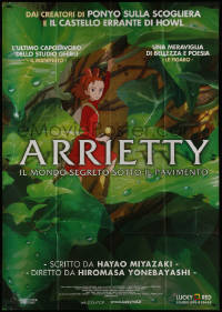 9b0623 SECRET WORLD OF ARRIETTY Italian 2p 2011 Japanese Studio Ghibli fantasy anime cartoon!