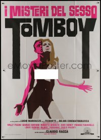 9b0651 TOMBOY I MISTERI DEL SESSO Italian 2p 1977 Sandro Symeoni art of naked man & woman!
