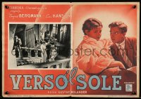 9b0419 PA SOLSIDAN Italian LC 1942 great art of Ingrid Bergman & Lars Hanson, ultra rare!
