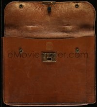 9b0010 PARAMOUNT 12x14 attache case 1920s made of real leather with the studio logo in gold, rare!