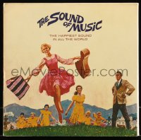 9b0075 SOUND OF MUSIC promo brochure 1965 Julie Andrews classic, for the soundtrack record, rare!