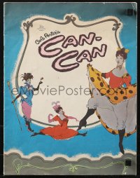 9b0064 CAN-CAN souvenir program book 1960 Frank Sinatra, Shirley MacLaine, Maurice Chevalier, Jourdan