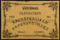 9b0020 WITCHBOARD 12x18 Ouija board 1986 real Ouija board you can use to communicate with the dead!