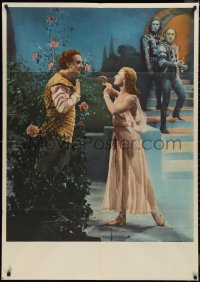 9b0037 ROMEO & JULIET export Russian 33x47 1955 Russian version of Shakespeare classic, roses style!