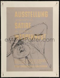 9b0166 AUSSTELLUNG ZEITGENOSSISCHER linen 12x17 German museum/art exhibition 1947 great Munz art!