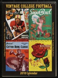 9b0081 VINTAGE COLLEGE FOOTBALL calendar 2010 great art used to promote 1900s-1970s sporting events!