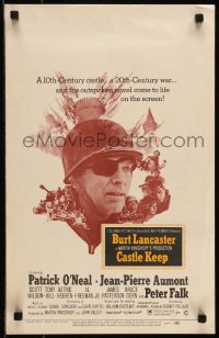 9b0263 CASTLE KEEP WC 1969 Burt Lancaster in World War II, directed by Sydney Pollack!