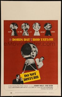 9b0280 DO NOT DISTURB WC 1965 great keyhole images of Doris Day & Rod Taylor romancing!