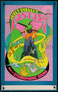 9b0291 FANTASIA WC R1970 Disney classic musical, great psychedelic fantasy artwork!