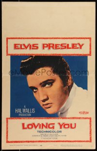 9b0332 LOVING YOU WC 1957 wonderful different close portrait of Elvis Presley, ultra rare!