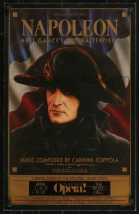 9b0347 NAPOLEON WC R1981 Alan Talm art of Albert Dieudonne as Napoleon Bonaparte, Abel Gance!