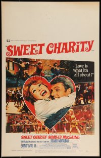 9b0382 SWEET CHARITY WC 1969 Bob Fosse musical, Shirley MacLaine, it's all about love!
