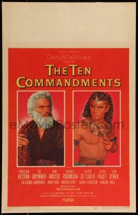 9b0388 TEN COMMANDMENTS WC 1956 Cecil B. DeMille classic, Charlton Heston & Yul Brynner by Karsh!