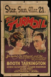 9b0398 TURMOIL WC 1924 George Hackathorne & Eleanor Boardman, written by Booth Tarkington, rare!