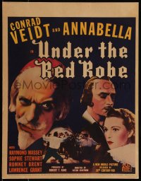 9b0399 UNDER THE RED ROBE WC 1937 Conrad Veidt, Annabella, Raymond Massey as Cardinal Richelieu!