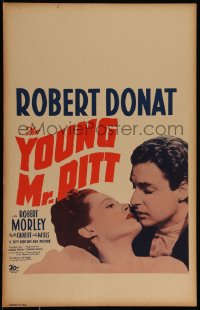 9b0415 YOUNG MR. PITT WC 1943 Robert Donat & Phyllis Calvert, directed by Carol Reed!