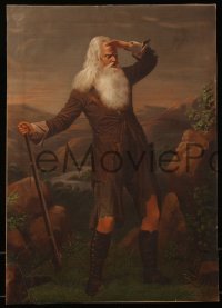 9b0033 RIP VAN WINKLE group of 2 13x18 stage posters 1872 art of Joe Jefferson in the title role!