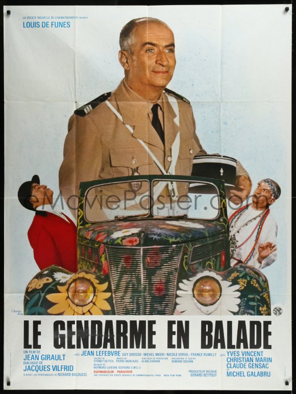 eMoviePoster.com: 9b1473 GENDARME TAKES OFF style A French 1p 1970 ...