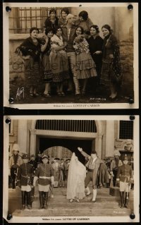 9c0960 LOVES OF CARMEN 2 8x10 stills 1927 Victor McLaglen w/ Dolores del Rio and sexy ladies!