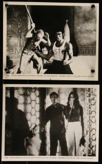 9c0986 RETURN OF THE DRAGON 2 8x10 stills 1974 Bruce Lee classic, great images!