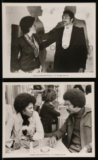 9c0987 SCREAM BLACULA SCREAM 2 8x10 stills 1973 Black Prince of Shadows William Marshall & Pam Grier!