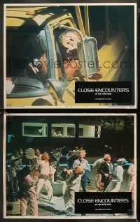 9c0330 CLOSE ENCOUNTERS OF THE THIRD KIND 2 LCs 1977 Steven Spielberg, Richard Dreyfuss!