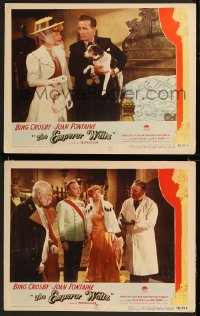 9c0338 EMPEROR WALTZ 2 LCs 1948 great images of Bing Crosby & Joan Fontaine, Richard Haydn!