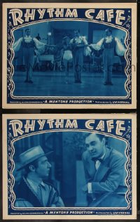 9c0372 RHYTHM CAFE 2 LCs 1938 great images of sexy Virginia Verrill, top cast, ultra rare!