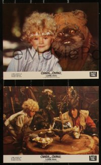 9c0427 CARAVAN OF COURAGE 8 8x10 mini LCs 1984 An Ewok Adventure, Star Wars, great images!