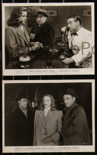 9c0761 CONFIDENTIAL AGENT 6 8x10 stills 1945 Charles Boyer & sexy Lauren Bacall!
