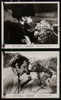 9c0715 COUNTESS DRACULA 8 8x10 stills 1972 Hammer, the more she drinks, the thirstier she gets!