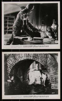 9c0846 CURSE OF THE MUMMY'S TOMB 4 8x10 stills 1964 w/images of the monster, English Hammer horror!