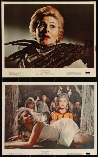 9c0493 DEVIL'S OWN 3 color 8x10 stills 1967 Joan Fontaine, Hammer horror, sexy Ingrid Boulting!