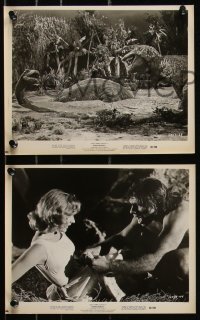 9c0764 DINOSAURUS 6 8x10 stills 1960 Ward Ramsey, great images of wacky caveman!