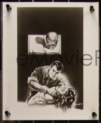 9c0848 DONOVAN'S BRAIN 4 8x10 stills 1953 Lew Ayres, Siodmak, all great sci-fi horror art images!