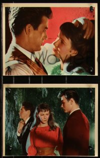 9c0483 EAST OF EDEN 4 color 7.75x10 stills 1955 Elia Kazan classic, James Dean & Julie Harris!