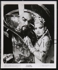 9c0648 FLASH GORDON 12 8x10 stills 1980 Sam Jones, Melody Anderson, Max Von Sydow as Emperor Ming!