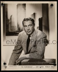 9c0946 FOUNTAINHEAD 2 8x10 stills 1949 great images of Gary Cooper in Ayn Rand's objectivist classic!