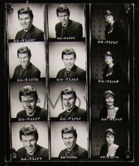 9c0768 GLORY GUYS 8 8x10 contact sheet stills 1965 Sam Peckinpah, cool different cast images!